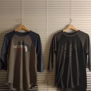 BUNDLE - The North Face 3/4 Sleeves Tees (x2)